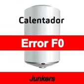 Error F0 Calentador Junkers