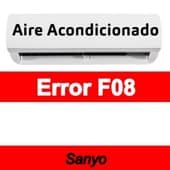 Error F08 Aire acondicionado Sanyo