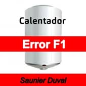 Error F1 Calentador Saunier Duval