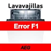 Error F1 Lavavajillas AEG