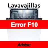 Error F10 Lavavajillas Ariston