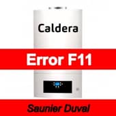 Error F11 Caldera Saunier Duval