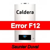 Error F12 Caldera Saunier Duval