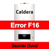 Error F16 Caldera Saunier Duval