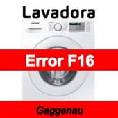 Error F16 Lavadora Gaggenau