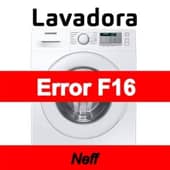 Error F16 Lavadora Neff