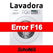 Error F16 Lavadora Scholtés