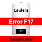 Error F17 Caldera Saunier Duval