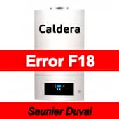 Error F18 Caldera Saunier Duval