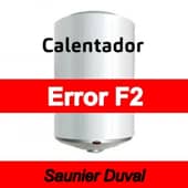 Error F2 Calentador Saunier Duval