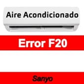 Error F20 Aire acondicionado Sanyo