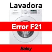 Error F21 Lavadora Balay