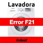 Error F21 Lavadora Indesit