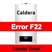 Error F22 Caldera Saunier Duval