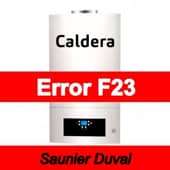 Error F23 Caldera Saunier Duval