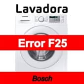 Error F25 Lavadora Bosch