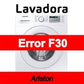 Error F30 Lavadora Ariston