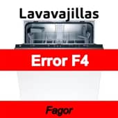 Error F4 Lavavajillas Fagor