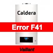 Error F41 Caldera Vaillant