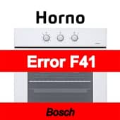 Error F41 Horno Bosch