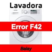Error F42 Lavadora Balay