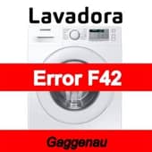 Error F42 Lavadora Gaggenau