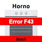 Error F43 Horno Bosch