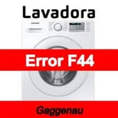 Error F44 Lavadora Gaggenau