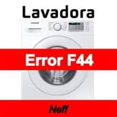 Error F44 Lavadora Neff