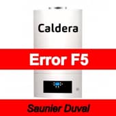 Error F5 Caldera Saunier Duval