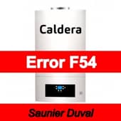 Error F54 Caldera Saunier Duval