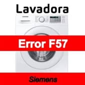Error F57 Lavadora Siemens