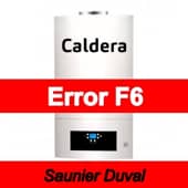 Error F6 Caldera Saunier Duval