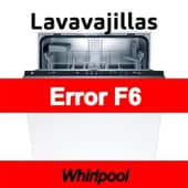 Error F6 Lavavajillas Whirlpool