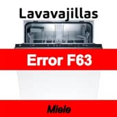 Error F63 Lavavajillas Miele