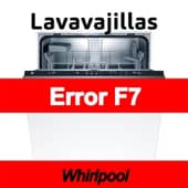 Error F7 Lavavajillas Whirlpool