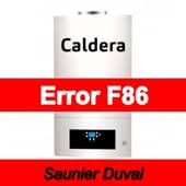Error F86 Caldera Saunier Duval
