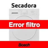 Error Filtro Secadora Bosch