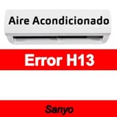 Error H13 Aire acondicionado Sanyo