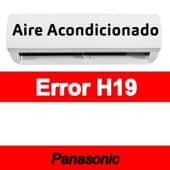 Error H19 Aire acondicionado Panasonic