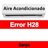 Error H28 Aire acondicionado Sanyo