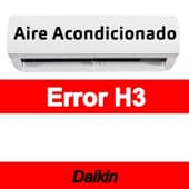 Error H3 Aire acondicionado Daikin