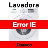 Error IE Lavadora Daewoo