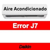 Error J7 Aire acondicionado Daikin