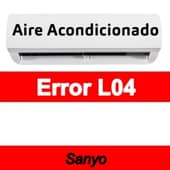 Error L04 Aire acondicionado Sanyo