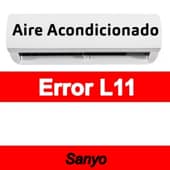 Error L11 Aire acondicionado Sanyo