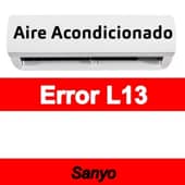 Error L13 Aire acondicionado Sanyo