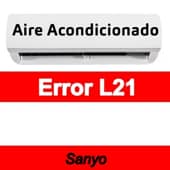 Error L21 Aire acondicionado Sanyo