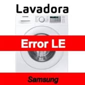 Error LE Lavadora Samsung