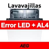 Error LED + AL4 Lavavajillas AEG